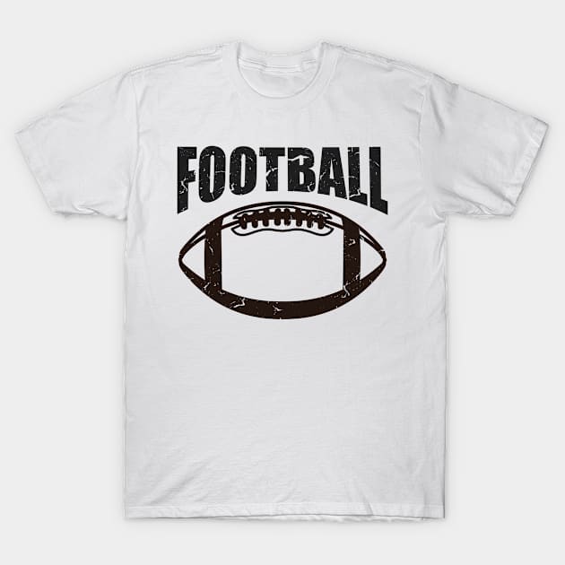 Distressed Text, Awesome Football Sports Lover Gift For Men, Women & Kids T-Shirt by Art Like Wow Designs